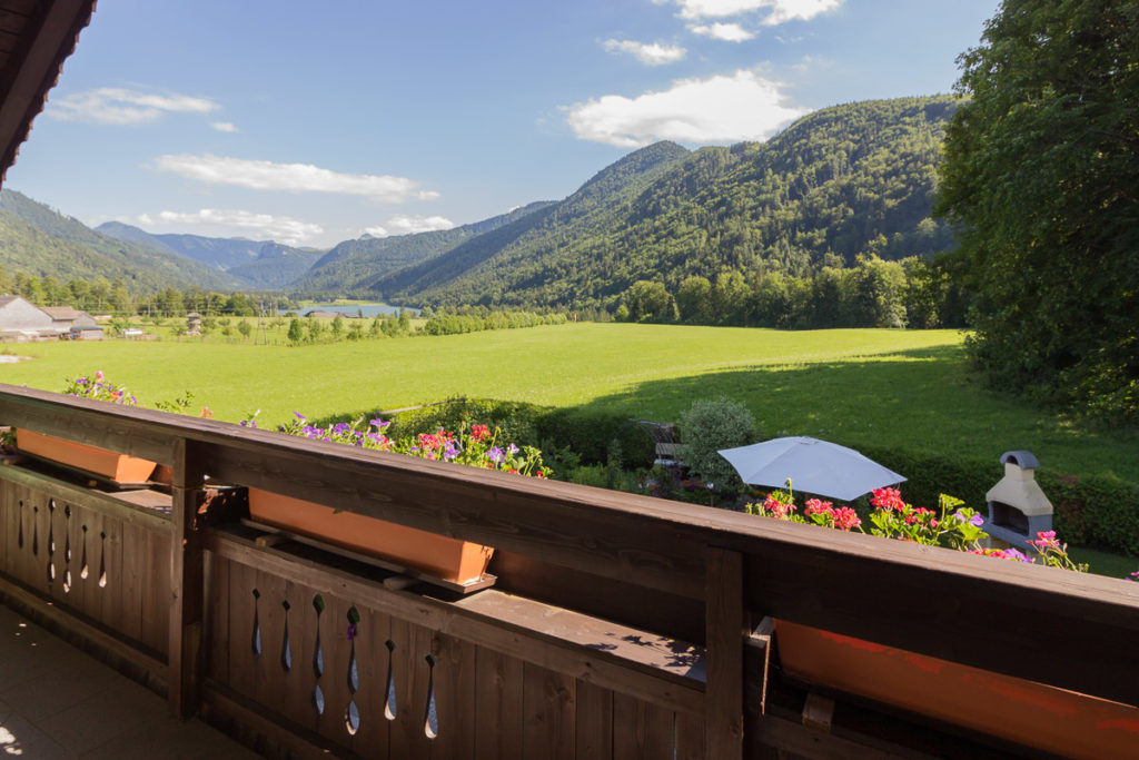 Aussicht vom Balkon