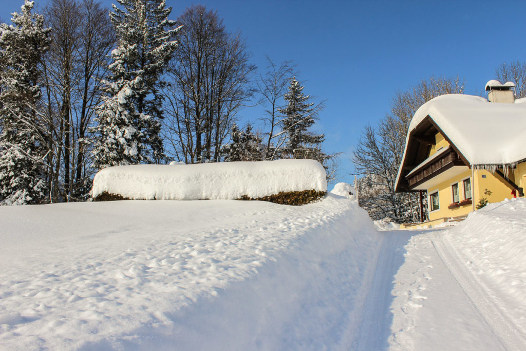 Unsere Ferienwohnung im Winter